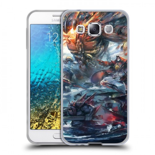 Дизайнерский пластиковый чехол для Samsung Galaxy E5 Dota 2