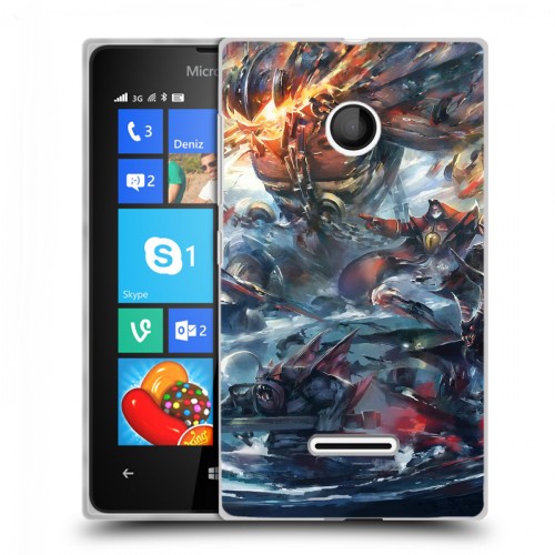 Дизайнерский пластиковый чехол для Microsoft Lumia 435 Dota 2