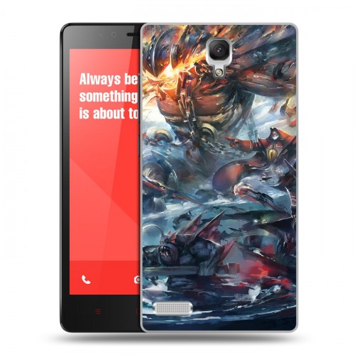 Дизайнерский силиконовый чехол для Xiaomi RedMi Note Dota 2