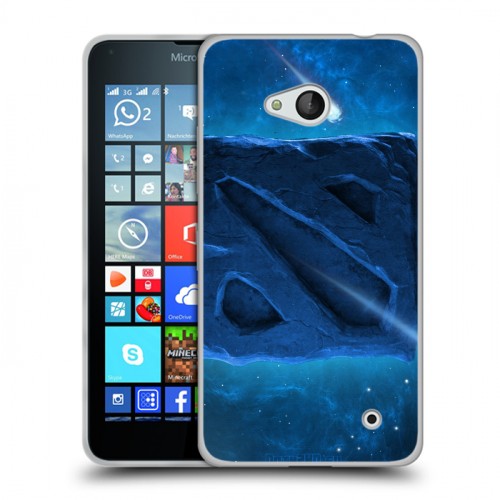 Дизайнерский пластиковый чехол для Microsoft Lumia 640 Dota 2