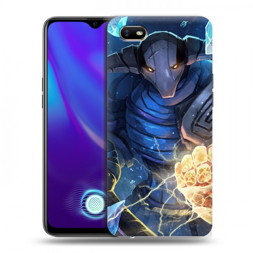 Дизайнерский силиконовый с усиленными углами чехол для OPPO A1k Dota 2