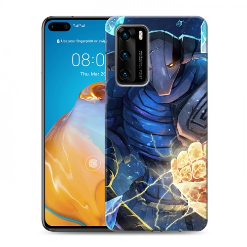 Дизайнерский пластиковый чехол для Huawei P40 Dota 2