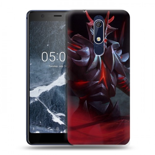 Дизайнерский пластиковый чехол для Nokia 5.1 Dota 2