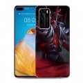 Дизайнерский пластиковый чехол для Huawei P40 Dota 2