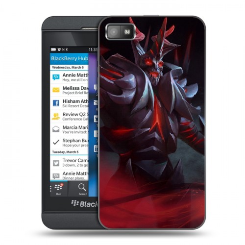 Дизайнерский пластиковый чехол для BlackBerry Z10 Dota 2