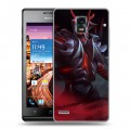 Дизайнерский пластиковый чехол для Huawei Ascend P1 Dota 2