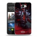 Дизайнерский пластиковый чехол для HTC Desire 516 Dota 2