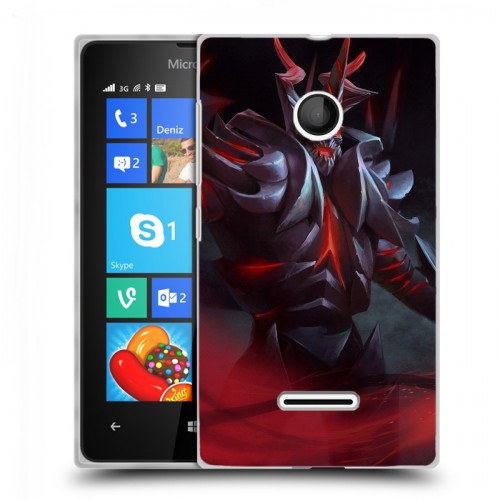 Дизайнерский пластиковый чехол для Microsoft Lumia 435 Dota 2