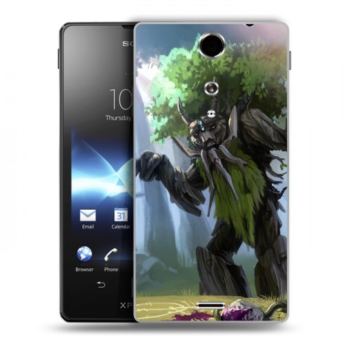 Дизайнерский пластиковый чехол для Sony Xperia TX Dota 2