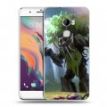 Дизайнерский пластиковый чехол для HTC One X10 Dota 2