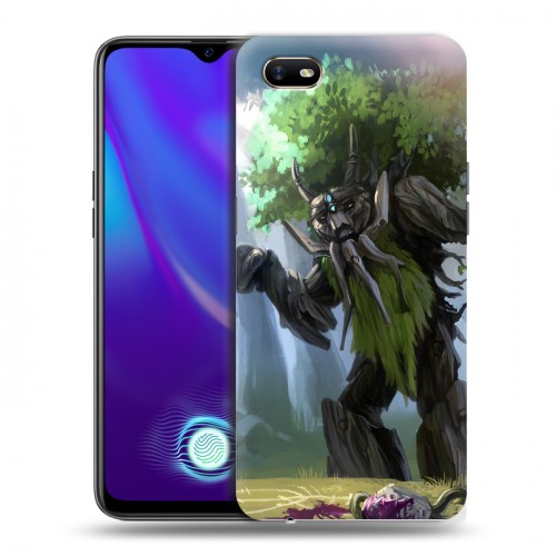 Дизайнерский силиконовый с усиленными углами чехол для OPPO A1k Dota 2