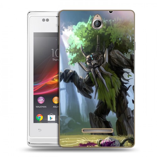 Дизайнерский пластиковый чехол для Sony Xperia E Dota 2