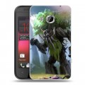 Дизайнерский пластиковый чехол для HTC Desire 200 Dota 2