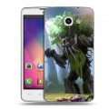 Дизайнерский пластиковый чехол для LG L60 Dota 2