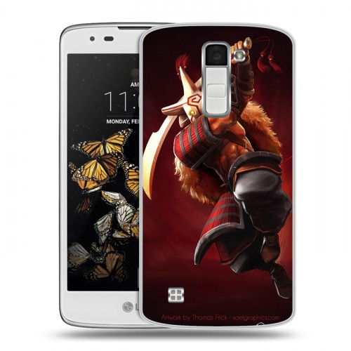 Дизайнерский пластиковый чехол для LG K8 Dota 2