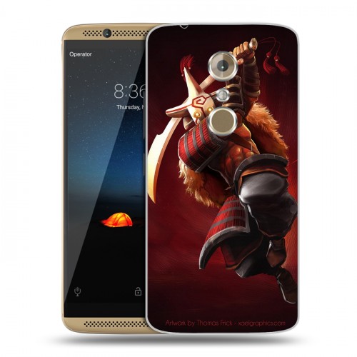 Дизайнерский пластиковый чехол для ZTE Axon 7 Dota 2