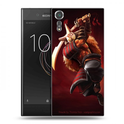 Дизайнерский пластиковый чехол для Sony Xperia XZs Dota 2