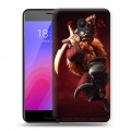 Дизайнерский пластиковый чехол для Meizu M6 Dota 2