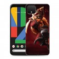 Дизайнерский пластиковый чехол для Google Pixel 4 Dota 2