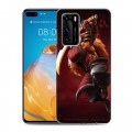 Дизайнерский силиконовый с усиленными углами чехол для Huawei P40 Dota 2