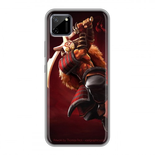 Дизайнерский силиконовый чехол для Realme C11 Dota 2