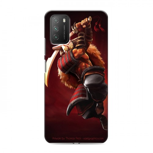 Дизайнерский пластиковый чехол для Xiaomi Poco M3 Dota 2