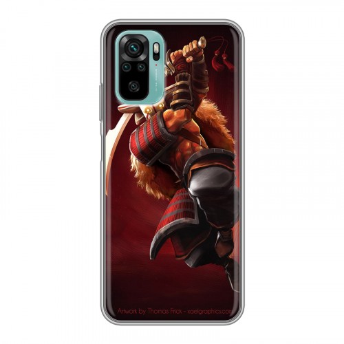 Дизайнерский силиконовый чехол для Xiaomi RedMi Note 10 Dota 2