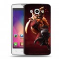 Дизайнерский пластиковый чехол для LG L60 Dota 2