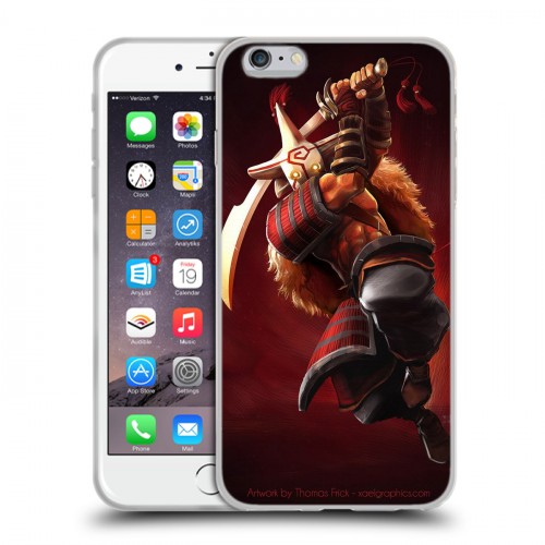 Дизайнерский силиконовый чехол для Iphone 6 Plus/6s Plus Dota 2