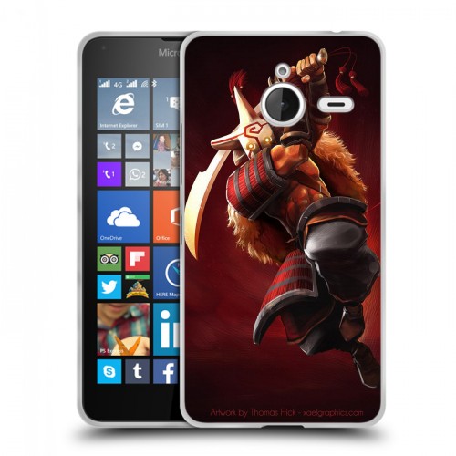 Дизайнерский пластиковый чехол для Microsoft Lumia 640 XL Dota 2