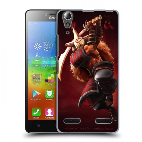 Дизайнерский пластиковый чехол для Lenovo A6000 Dota 2