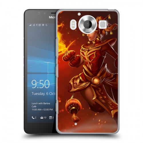 Дизайнерский пластиковый чехол для Microsoft Lumia 950 Dota 2