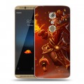 Дизайнерский пластиковый чехол для ZTE Axon 7 Dota 2