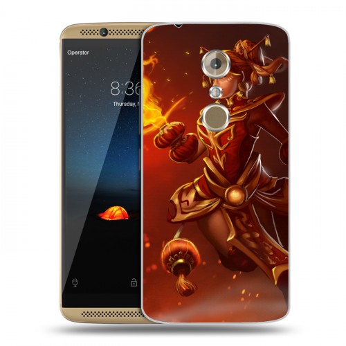 Дизайнерский пластиковый чехол для ZTE Axon 7 Dota 2