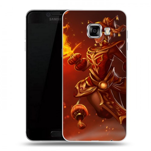 Дизайнерский пластиковый чехол для Samsung Galaxy C5 Dota 2