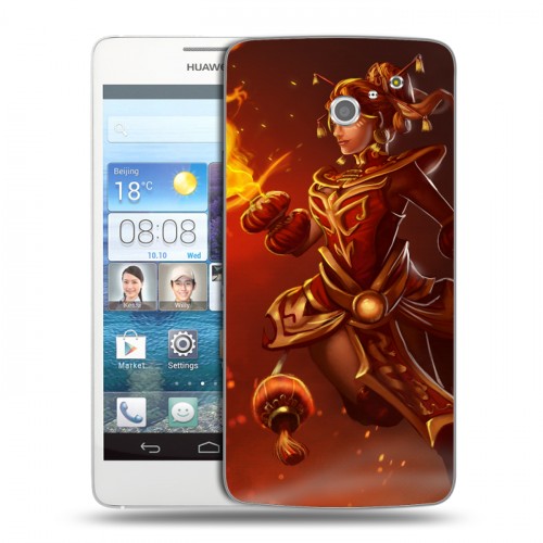 Дизайнерский пластиковый чехол для Huawei Ascend D2 Dota 2