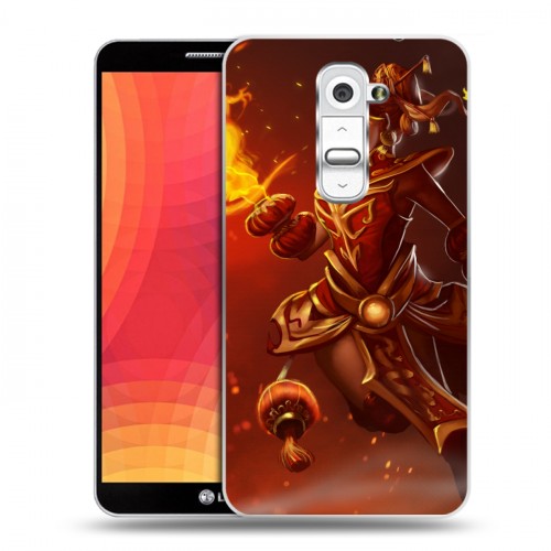 Дизайнерский пластиковый чехол для LG Optimus G2 Dota 2