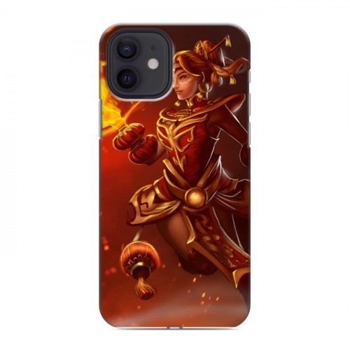 Дизайнерский силиконовый чехол для Iphone 12 Dota 2