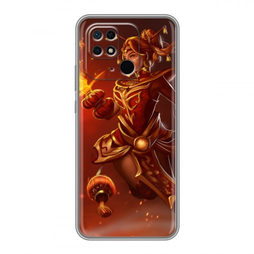 Дизайнерский силиконовый чехол для Xiaomi Redmi 10C Dota 2