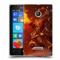 Дизайнерский пластиковый чехол для Microsoft Lumia 435 Dota 2