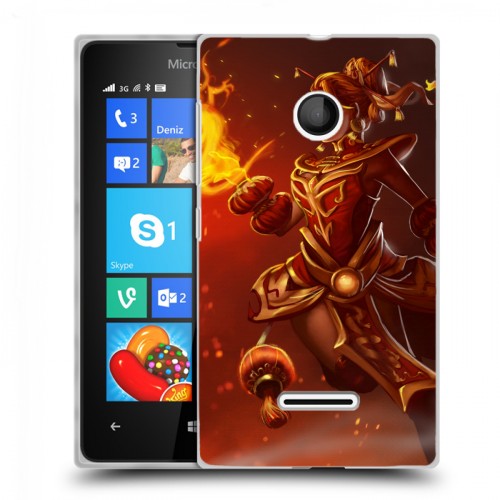 Дизайнерский пластиковый чехол для Microsoft Lumia 435 Dota 2