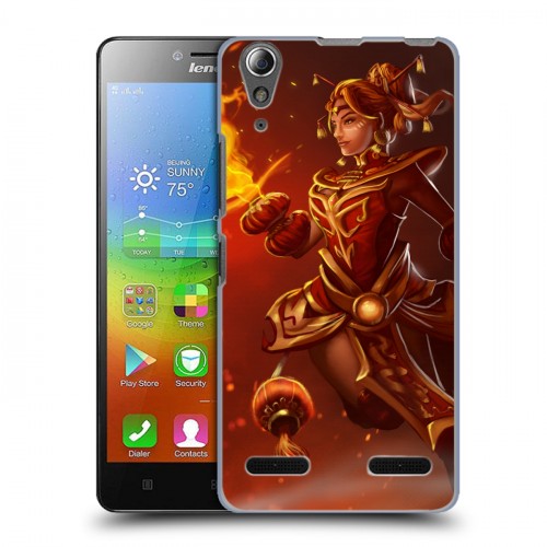 Дизайнерский пластиковый чехол для Lenovo A6000 Dota 2