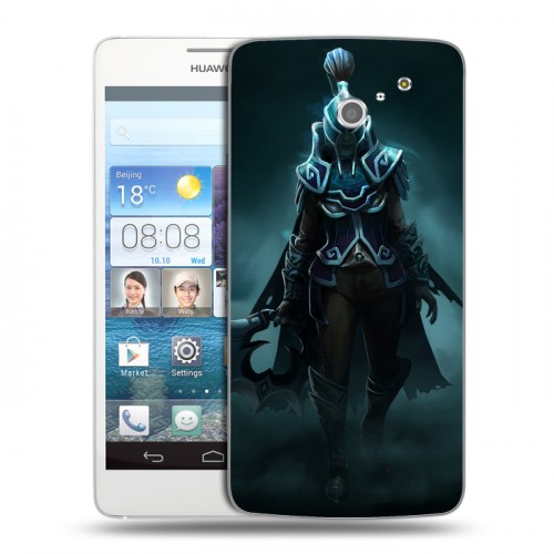 Дизайнерский пластиковый чехол для Huawei Ascend D2 Dota 2