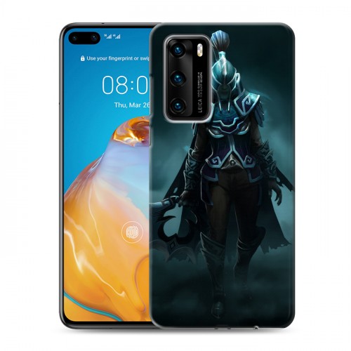 Дизайнерский силиконовый с усиленными углами чехол для Huawei P40 Dota 2