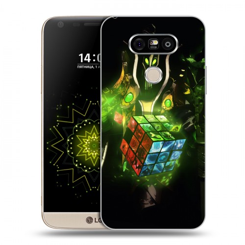 Дизайнерский пластиковый чехол для LG G5 Dota 2