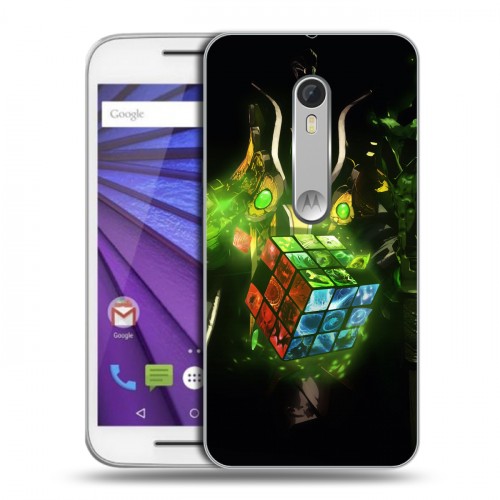 Дизайнерский пластиковый чехол для Lenovo Moto G Dota 2