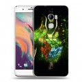 Дизайнерский пластиковый чехол для HTC One X10 Dota 2