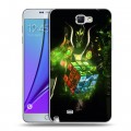 Дизайнерский пластиковый чехол для Samsung Galaxy Note 2 Dota 2