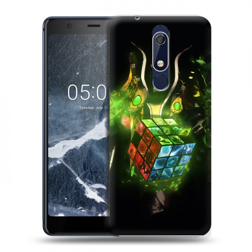 Дизайнерский пластиковый чехол для Nokia 5.1 Dota 2