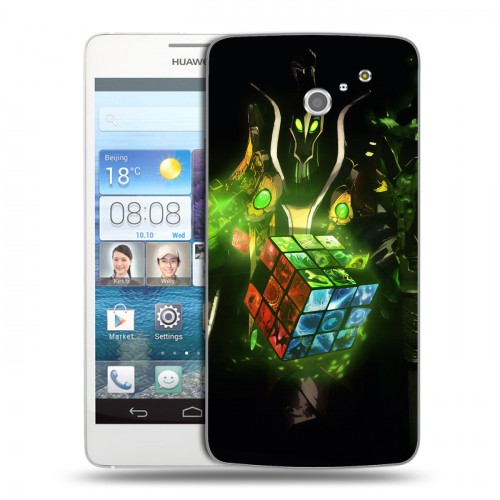 Дизайнерский пластиковый чехол для Huawei Ascend D2 Dota 2